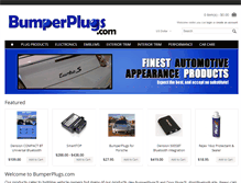 Tablet Screenshot of bumperplugs.com